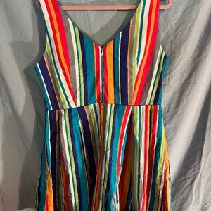iXiA Color Stripes Dress 1X #3927